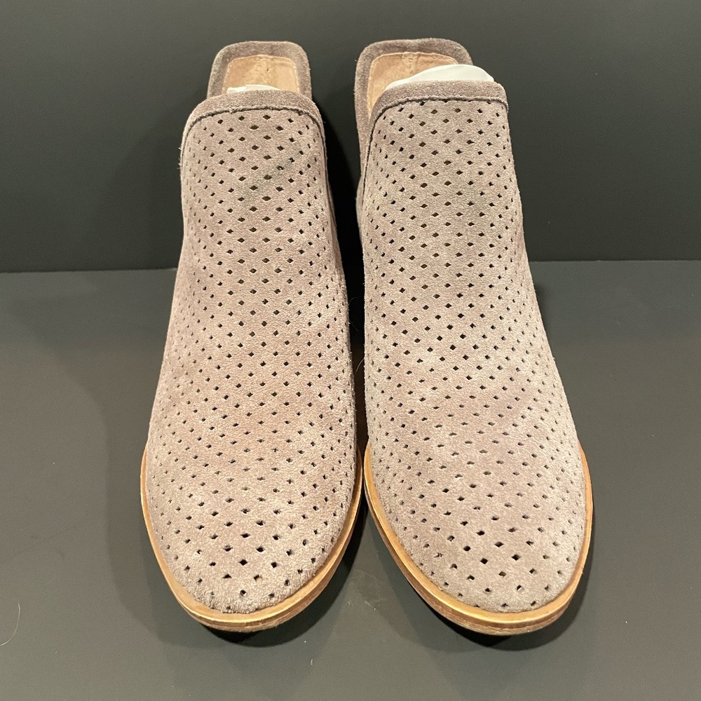 Gray Suede Booties only worn twice